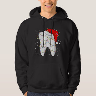 Veste À Capuche Dentiste de Noël Dentaire de Noël Santa Hat