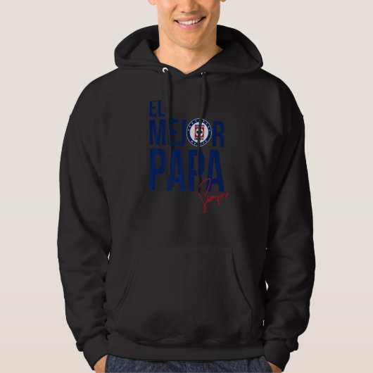 Veste À Capuche Deportivo Cruz Azul El Mejor Papa (Devant)