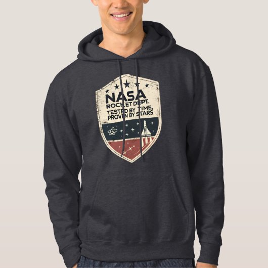 Veste À Capuche Dept de fusées de la NASA testé par le temps prouv (Devant)