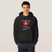 Veste À Capuche Depuis Longtemps Au Canada Drapeau Canadien Canada (Devant entier)