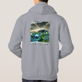 Veste À Capuche Dérive vers l'espace extra-atmosphérique | Graphiq (Dos)