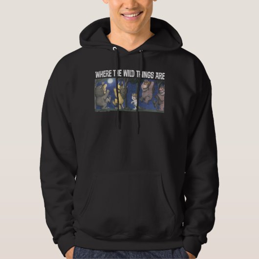 Veste À Capuche Des créatures sauvages et Max dansant au clair de  (Devant)