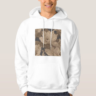 Veste À Capuche Des fleurs d'indigo mourantes à côté du chemin ver