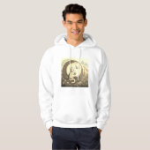 Veste À Capuche Design de chat arabe (Devant entier)