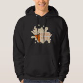 Veste à capuche design d'été amusant avec glace  (Devant)