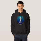 Veste À Capuche Design graphique Ocean Life - Seahors (Devant entier)