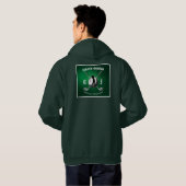 Veste À Capuche Design minimaliste Élégant Golf Monogramme (Dos entier)