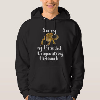 Veste À Capuche Désolé Dragon Lourd Mangé Mon Travail