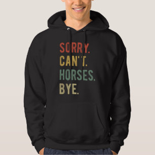 Veste À Capuche Désolé, pas d'adieu aux chevaux II