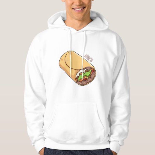 Veste À Capuche dessin animé de Burrito (Devant)