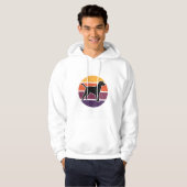Veste À Capuche dessin de chien mignon (Devant entier)