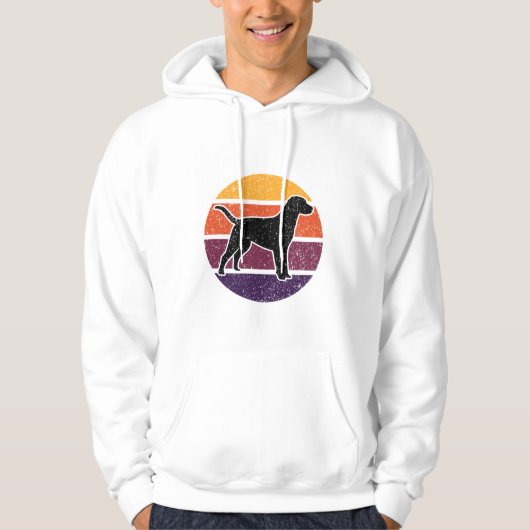 Veste À Capuche dessin de chien mignon (Devant)