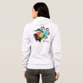 Veste À Capuche Dessin de Surfer Dude (Dos entier)