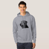 Veste À Capuche Dessin d'Otterhound (Devant entier)