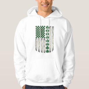 Veste À Capuche Dessin vectoriel vintage du drapeau américain Sham