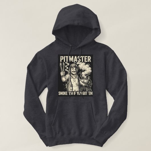 Veste À Capuche Dessinateur de fumée de Pitmaster si vous les avez (Design devant)