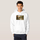 Veste À Capuche Destin de Robert Duncanson de rivière de forêt (Devant entier)