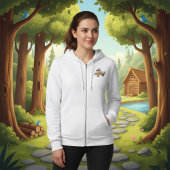 Veste À Capuche Détecteur de chien avec verre grossissant