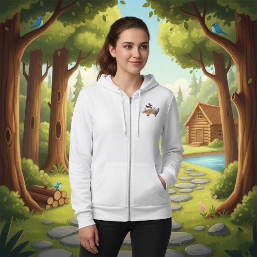 Veste À Capuche Détecteur de chien avec verre grossissant