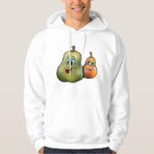 Veste À Capuche Deux Poires Heureuses (Devant)