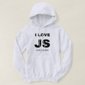 Veste À Capuche développeur web programmation amusante JavaScript (Design devant)