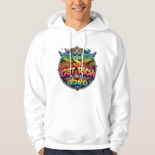 Veste À Capuche Devenir Riche En 26 Sweatshirt (Devant)