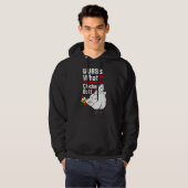 Veste À Capuche Devinez quel bouton de poulet 1 (Devant entier)