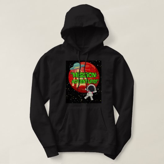 VESTE À CAPUCHE DEVIS SPATIAL (Design devant)