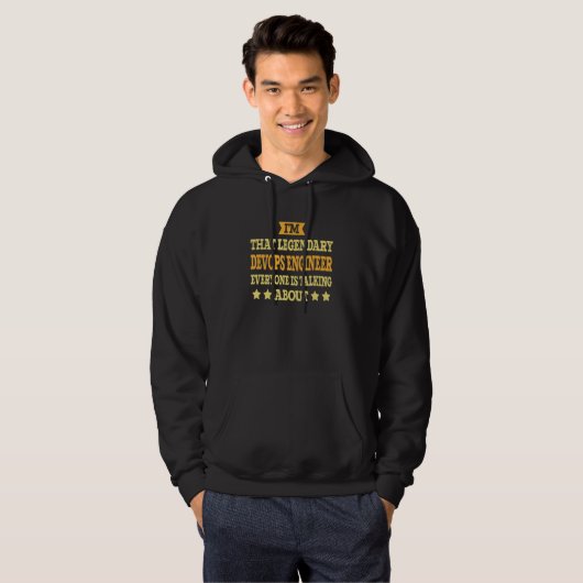 Veste À Capuche Devops Engineer Job Title Employee Funny Devops En (Devant entier)