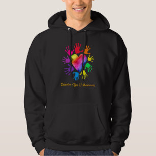 Veste À Capuche Diabète Type 1 Sensibilisation Mains Diabète Type