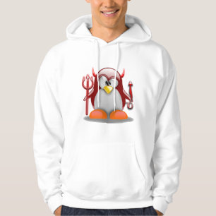 Veste À Capuche Diable Tux (Linux Tux)