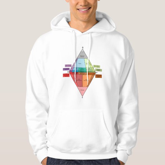 Veste À Capuche Diagramme QAPF de roche plutonique (Devant)