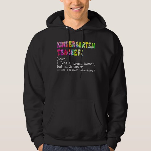 Veste À Capuche Dictionnaire Gardergarten Enseignant Définition Co (Devant)