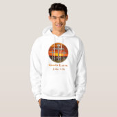 Veste À Capuche Dieu aime (Devant entier)