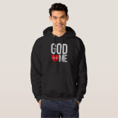 Veste À Capuche Dieu m'aime (Devant entier)