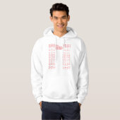 Veste À Capuche Dieu me traduit. (Devant entier)
