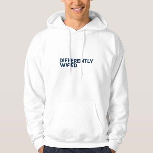Veste À Capuche Différemment Câblé – Mois de la sensibilisation à (Devant)