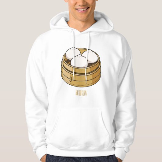 Veste À Capuche Dim sum dessin animé (Devant)