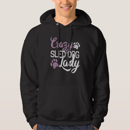 Veste À Capuche Dingue traîneau chien Lady Musing (Devant)