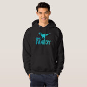 Veste À Capuche Dino Fanboy - Dinosaur Lover (Devant entier)