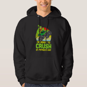 Veste À Capuche Dino Monster Camion Prêt Crush Jour de la Saint Pa