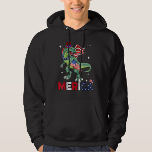 Veste À Capuche Dinosaur Merica Hommes Garçons Drapeau Américain R