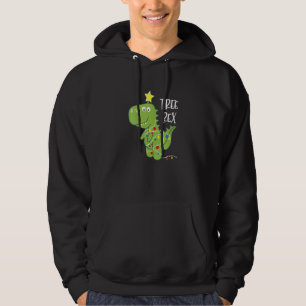 Veste À Capuche Dinosaur Noël Père Noël Lumières Arbre Rex Xmas