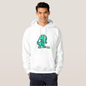 Veste À Capuche dinosaure avec des œufs (Devant entier)