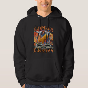 Veste À Capuche Dinosaure Dinosaure Poulet Nugget Bootleg Hardcore