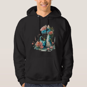 Veste À Capuche Dinosaure floral mou