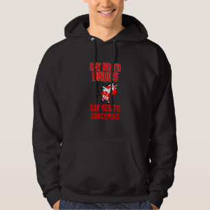 Veste À Capuche Dire non à la drogue Dire oui à la gentillesse pou