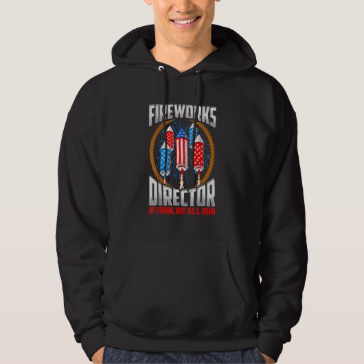 Veste À Capuche Directeur de Firework Technicien Je Vous Exécute 4 (Devant)