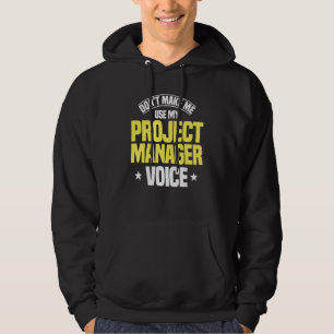 Veste À Capuche Directeur de projet Voix Leader Employé Profession