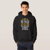 Veste À Capuche Directeur retraité Retraite 2019 (Devant entier)